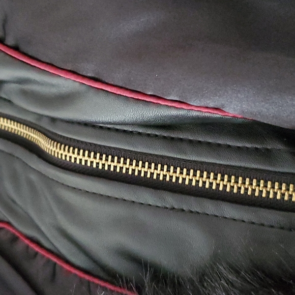 NWT Express black furry vest - Picture 7 of 7